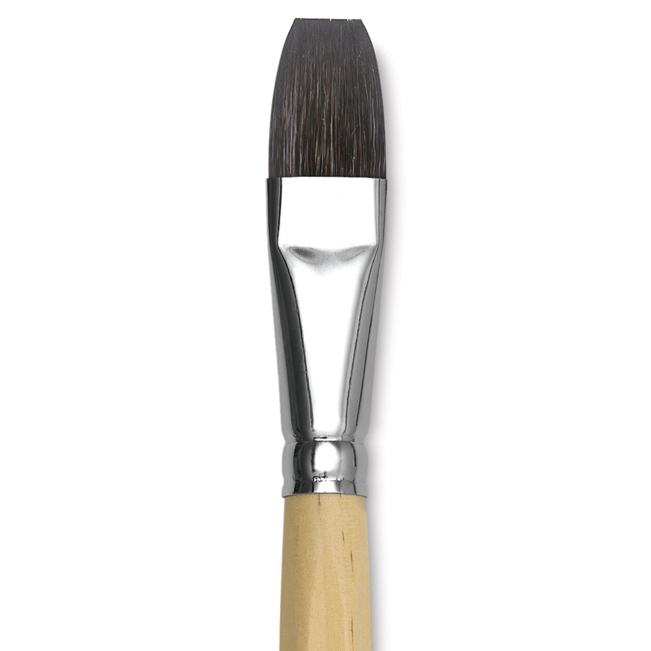 Da Vinci Petit Gris Pur Blue Squirrel Brush - Flat Wash, Short Handle, Size 16